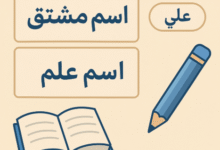 أنواع الأسماء في اللغة العربية
