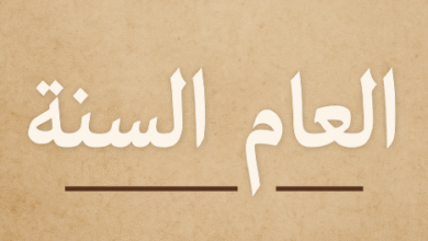 شرح الفرق بين السنة والعام